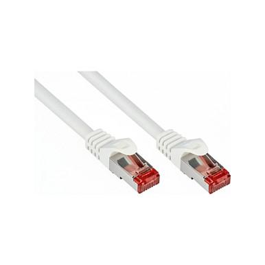 Kabllo për Rrjet Goobay 95501 / RJ45 - RJ45 / Cat.6 / S/FTP / AWG27/7 / 2 m - Bardhë