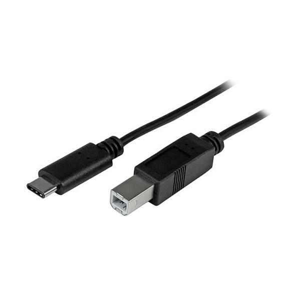 Kabllo USB StarTech.com USB2CB2M / USB-C Mashkull → USB-B Mashkull / USB 2.0 / 480 Mbit/s / 2m - Zezë
