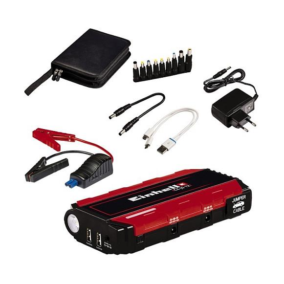 Bateri Startuese Einhell CE-JS 12/1, 12V, 200A, 3x3700mAh - Kuqe/Zezë