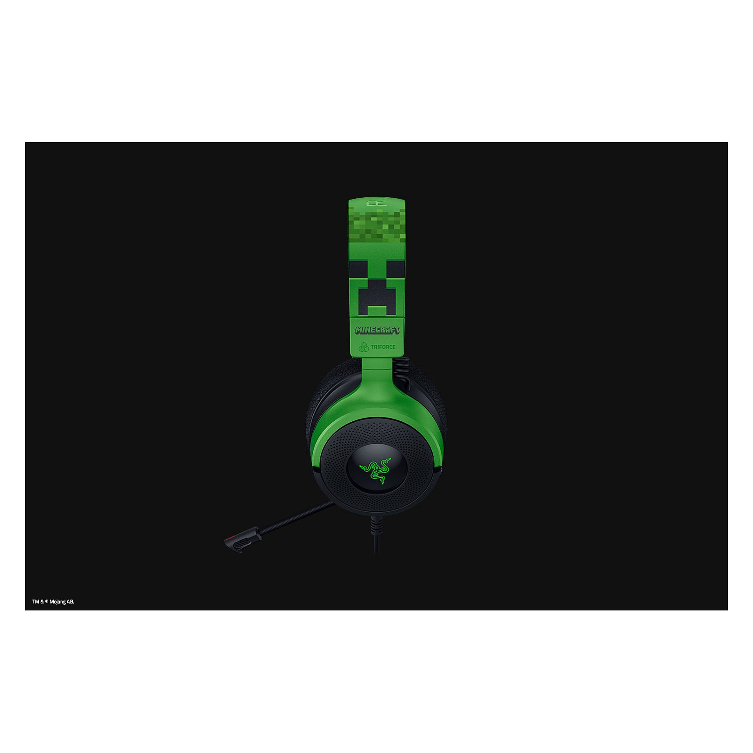 Kufje Gaming Razer Kraken V4 X / USB + 3.5 mm / 20–20.000 Hz / 1.8 m - Zezë/Gjelbër
