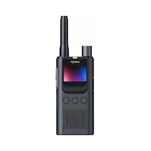 Radiolidhje Hytera S1 Pro HYT-S35 B1, UHF 446 MHz, 0.5W, Bateri Li-Polymer 2200 mAh, Ekran OLED 1.3", Jack 3.5 mm, Antenë 5.4 cm – Gri
