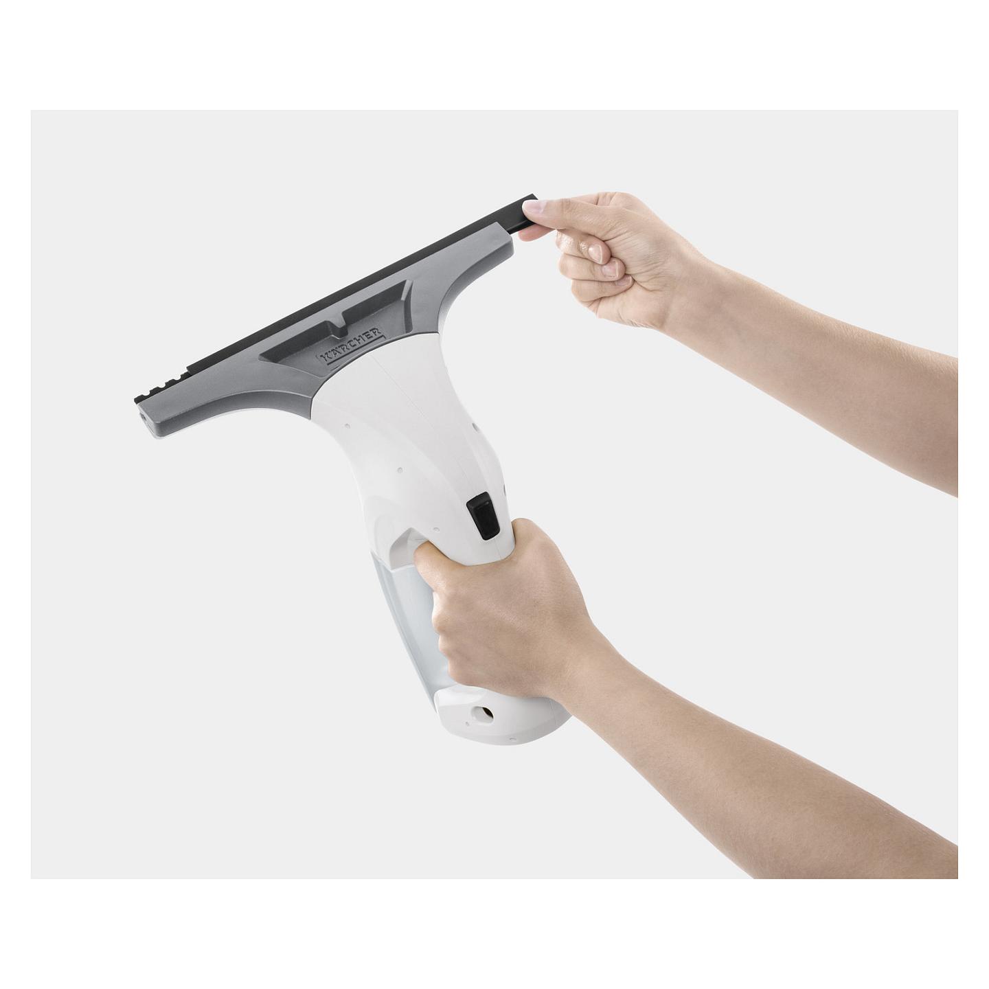 Pastrues Xhamash Kärcher WV 3 Comfort Precision, 280mm, 200ml, 35min, 105m², Li-Ion, 360° - Bardhë, Zezë - 5