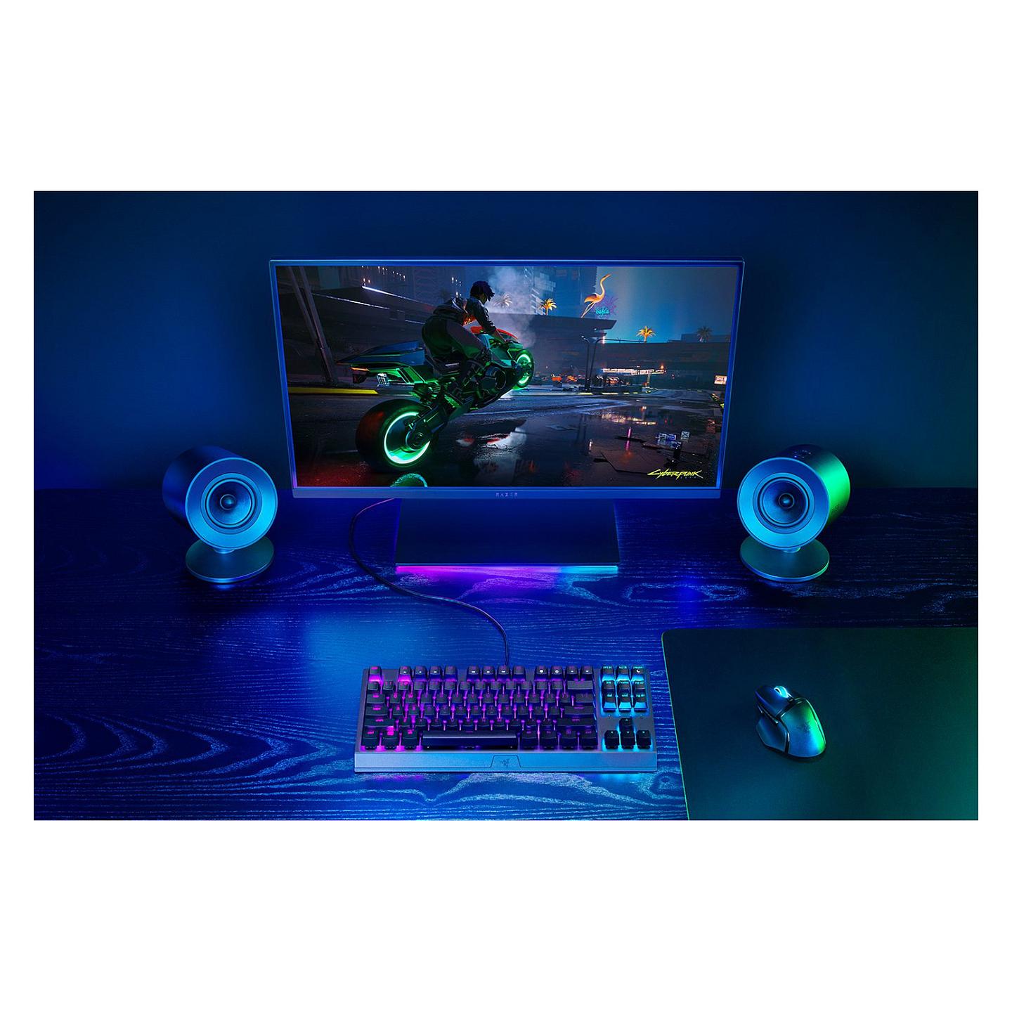 Altoparlantë gaming Razer Nommo V2 X, 2.0 Kanale, Full-Range, Bluetooth, 75–20.000 Hz - Zezë - 4