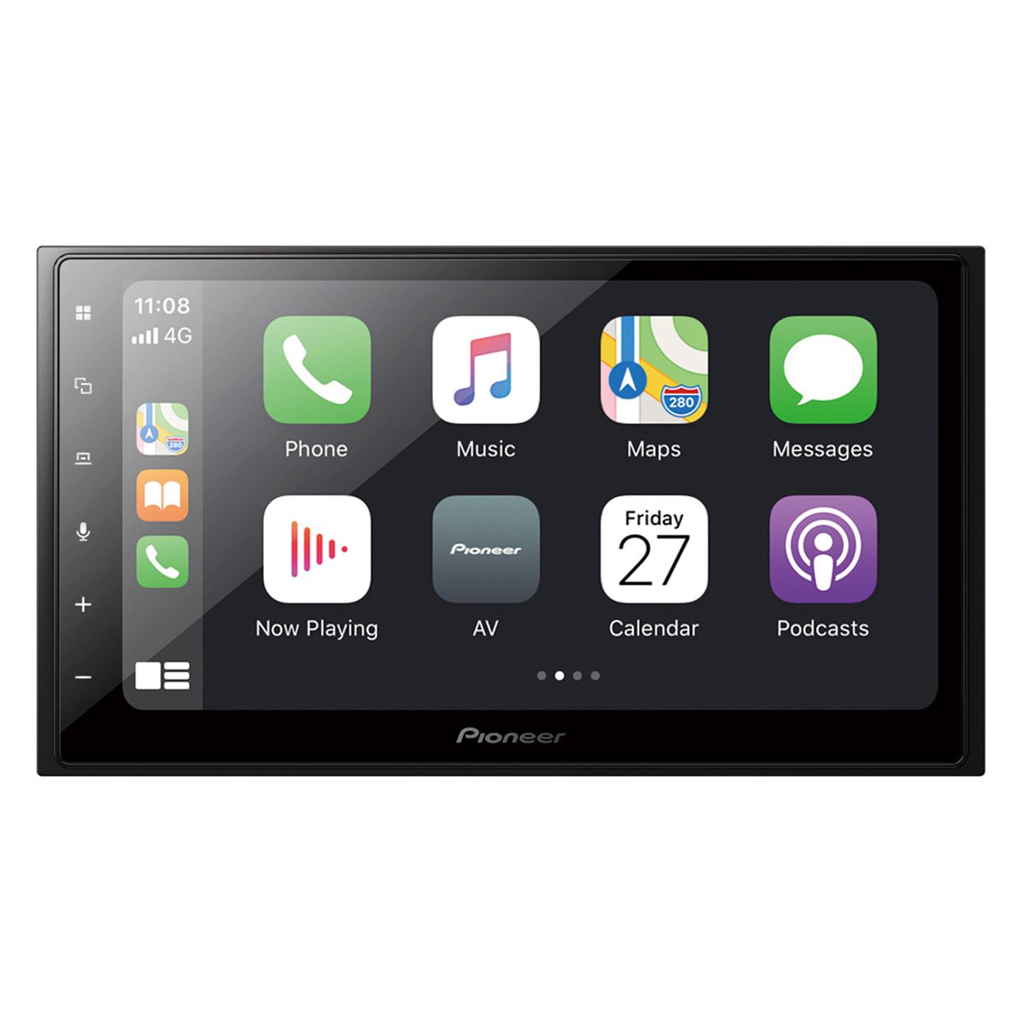 Radio multimedia për veturë Pioneer SPH-DA250DAB-AN, 2 DIN, ekran me prekje 6.8", Apple CarPlay, Android Auto, DAB+, Bluetooth - Zezë