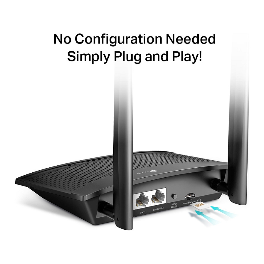 Ruter TP‑Link WL‑Router TL‑MR100 / 4G / LTE / 300Mbit - 4