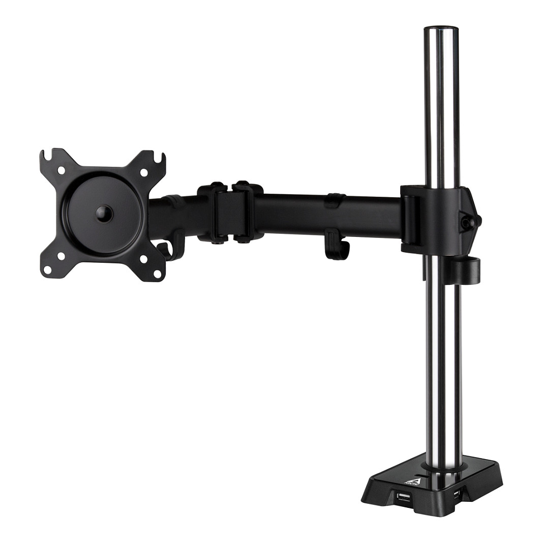 Mbajtëse për Monitor ARCTIC Z1 (Gen 3) / 1 Monitor / deri 34" / 15kg / VESA 75x75-100x100 / USB Hub / Tavolinë - Zezë