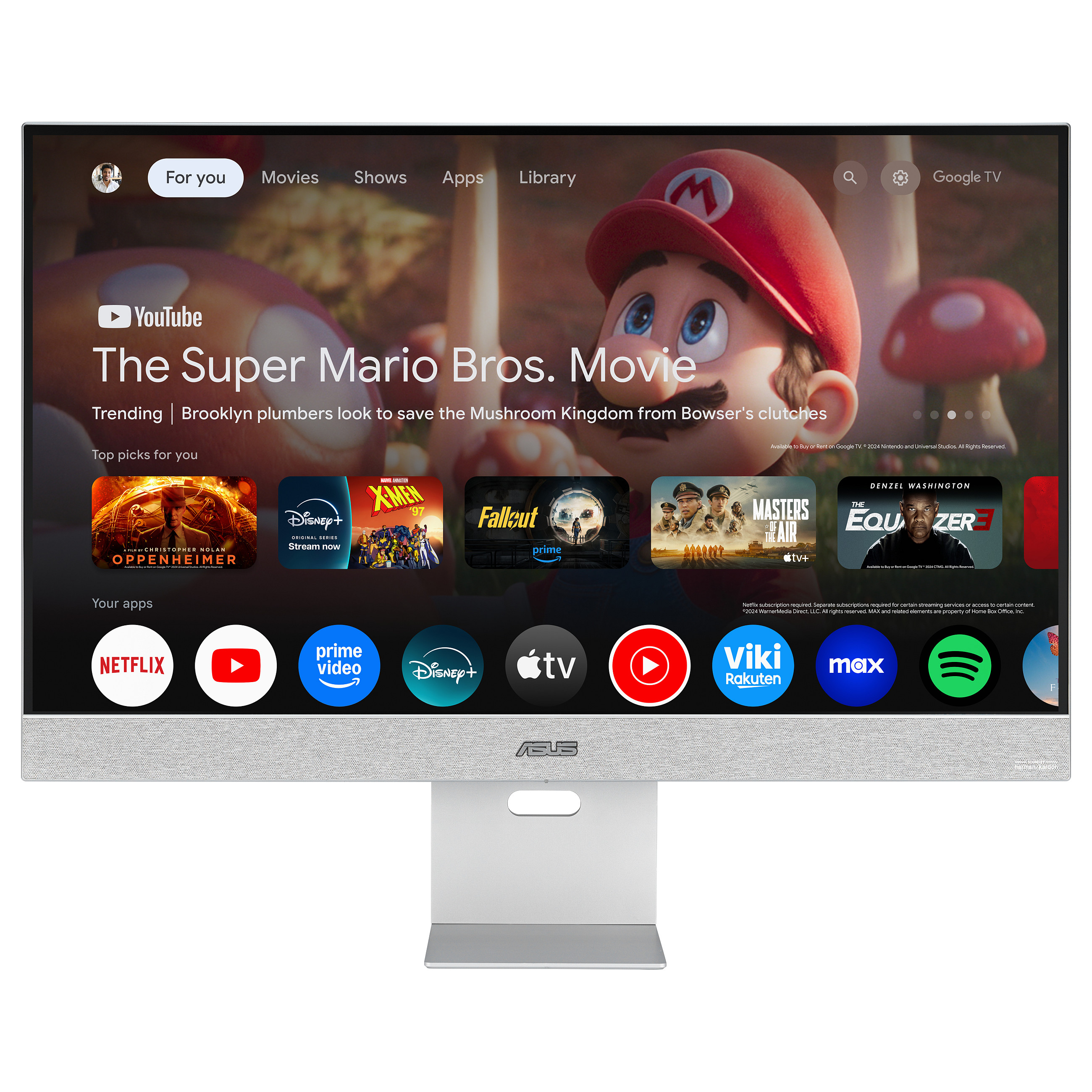 Smart TV ASUS ZenScreen MS32UC / 31.5" 4K Ultra HD IPS / 60Hz / Google TV / Android 11 / HDMI DP / Hiri - 1