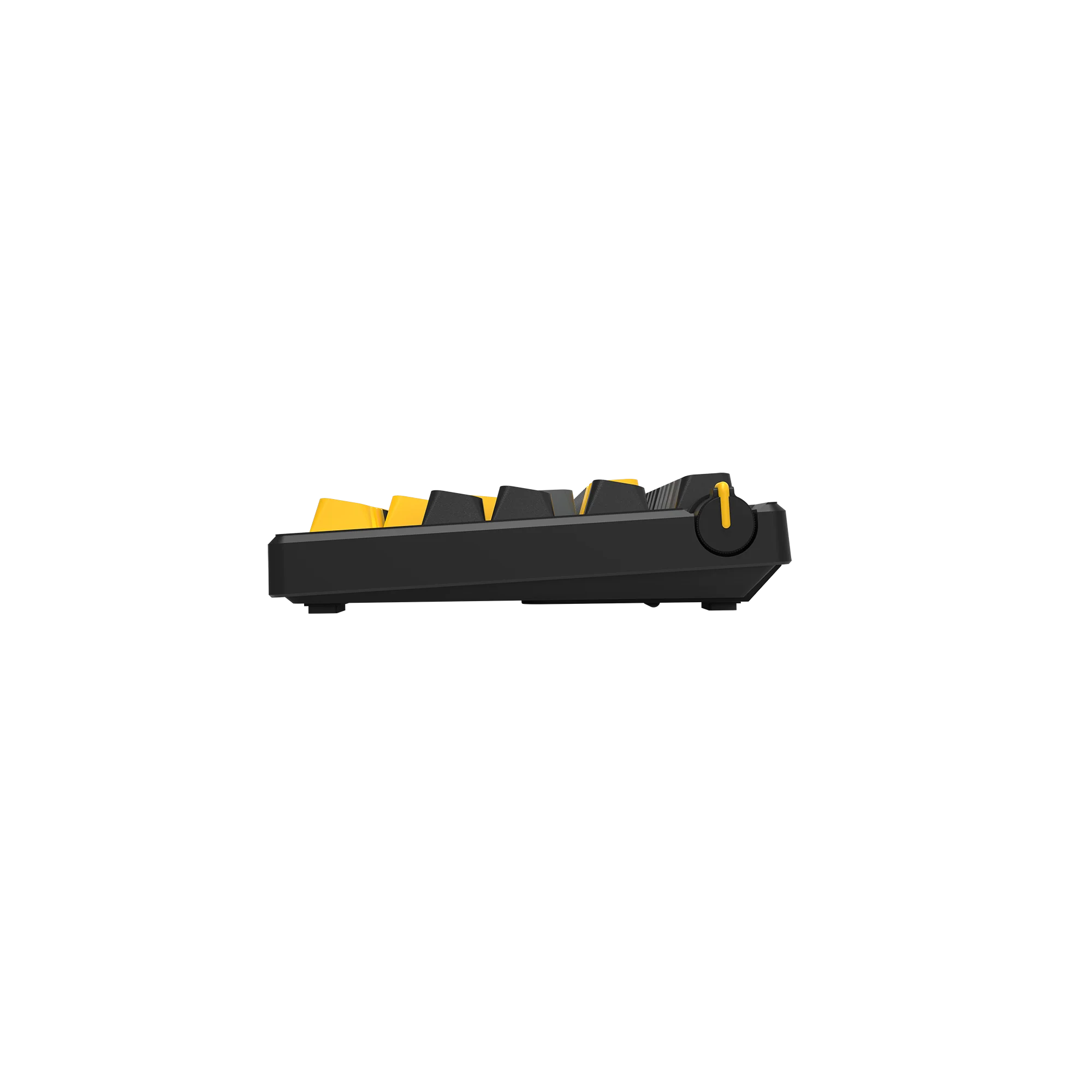 Tastierë MARVO KG958W / Mechanical / 80 keys / RGB backlight / anti-ghosting / Wireless / 4000mah battery / USB-C / black and yellow - 5