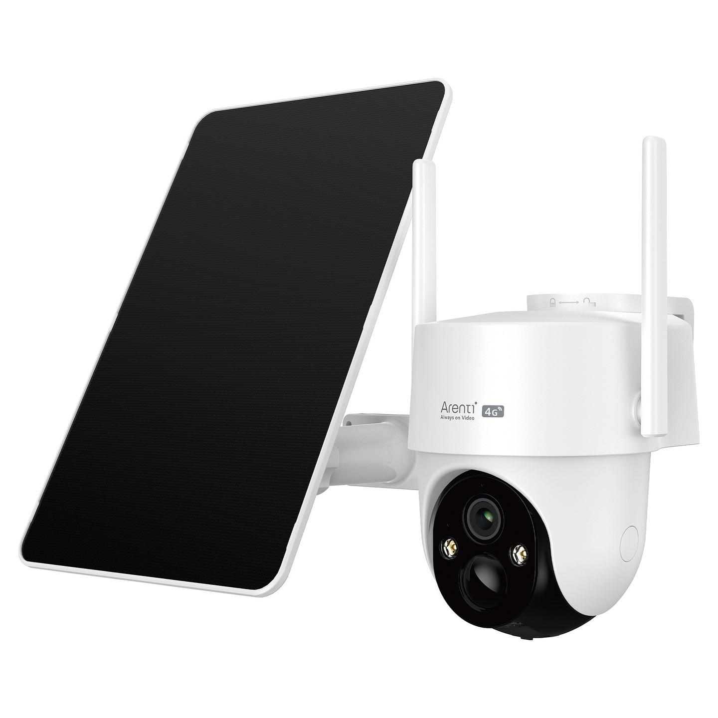 Kamerë Sigurie IP CCTV Arenti GO3G Kit3 / Outdoor / 4G LTE / 3MP / PTZ / Night Vision / Me Bateri - Bardhë - 1