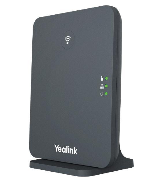 Radio Lidhje Yealink W70B / 1302017 / DECT IP / 10 SIP / 20 Thirrje / PoE – Gri - 1