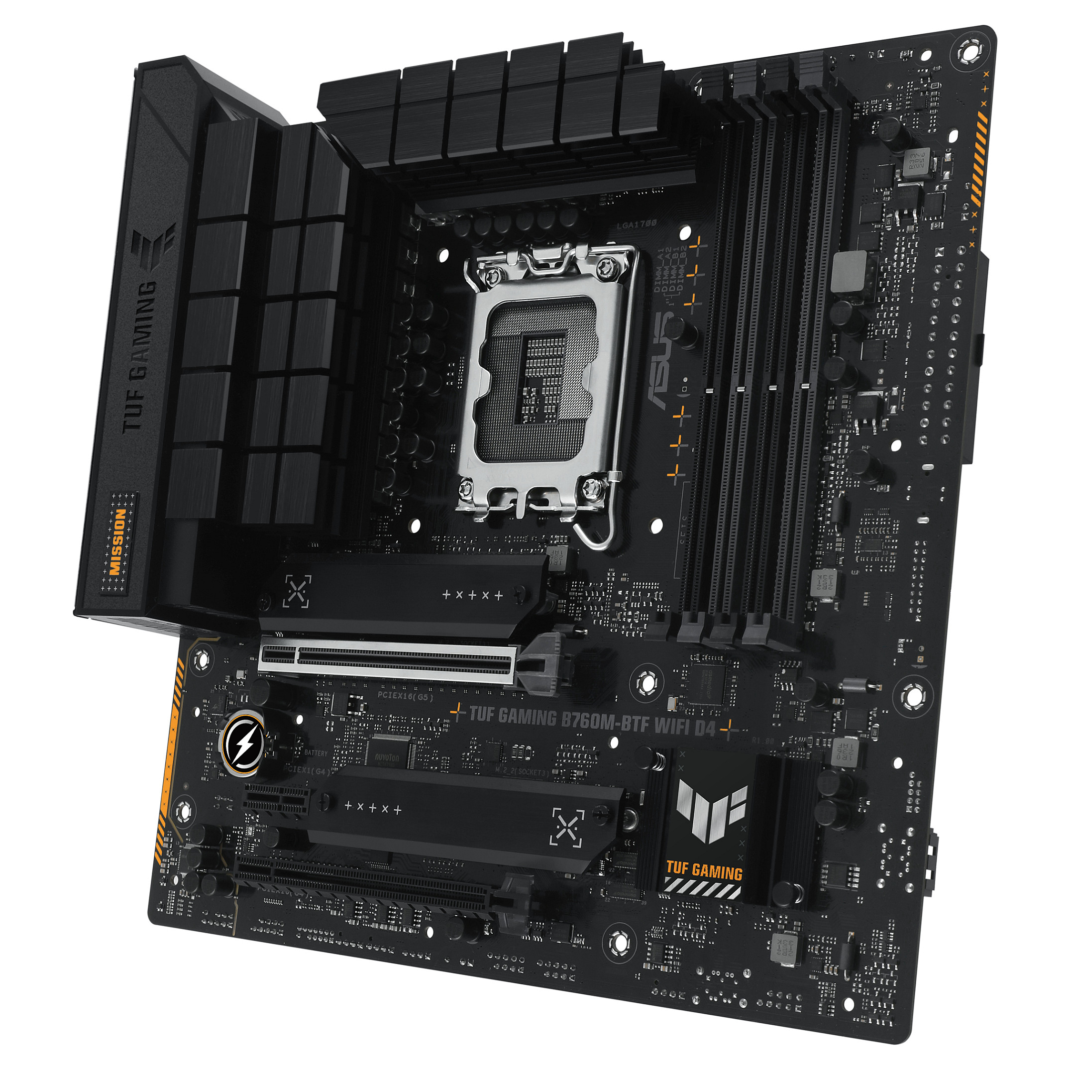 Pllakë Amë ASUS TUF B760M-PLUS GAMING BTF mATX D4 - 6