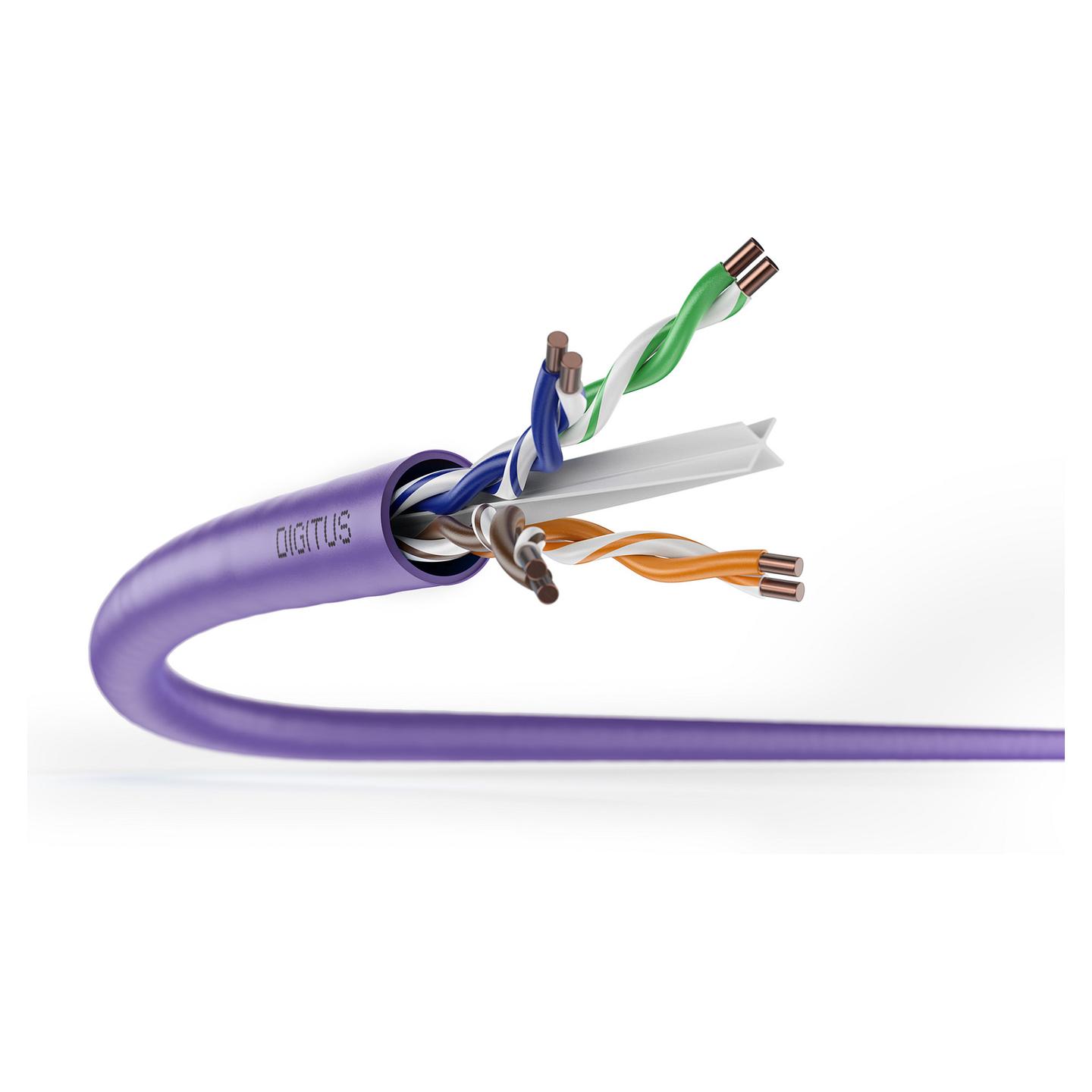 Kabllo për Rrjet (UTP) DIGITUS DK-1613-VH-305, Cat6, U/UTP, 305 m - Vjollcë - 3