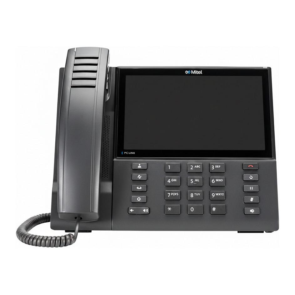 Telefon VoIP Mitel 6940w, Ekran Touchscreen 7" WVGA, Wi-Fi, Bluetooth 5.2, 2x Gigabit Ethernet, PoE - Zezë