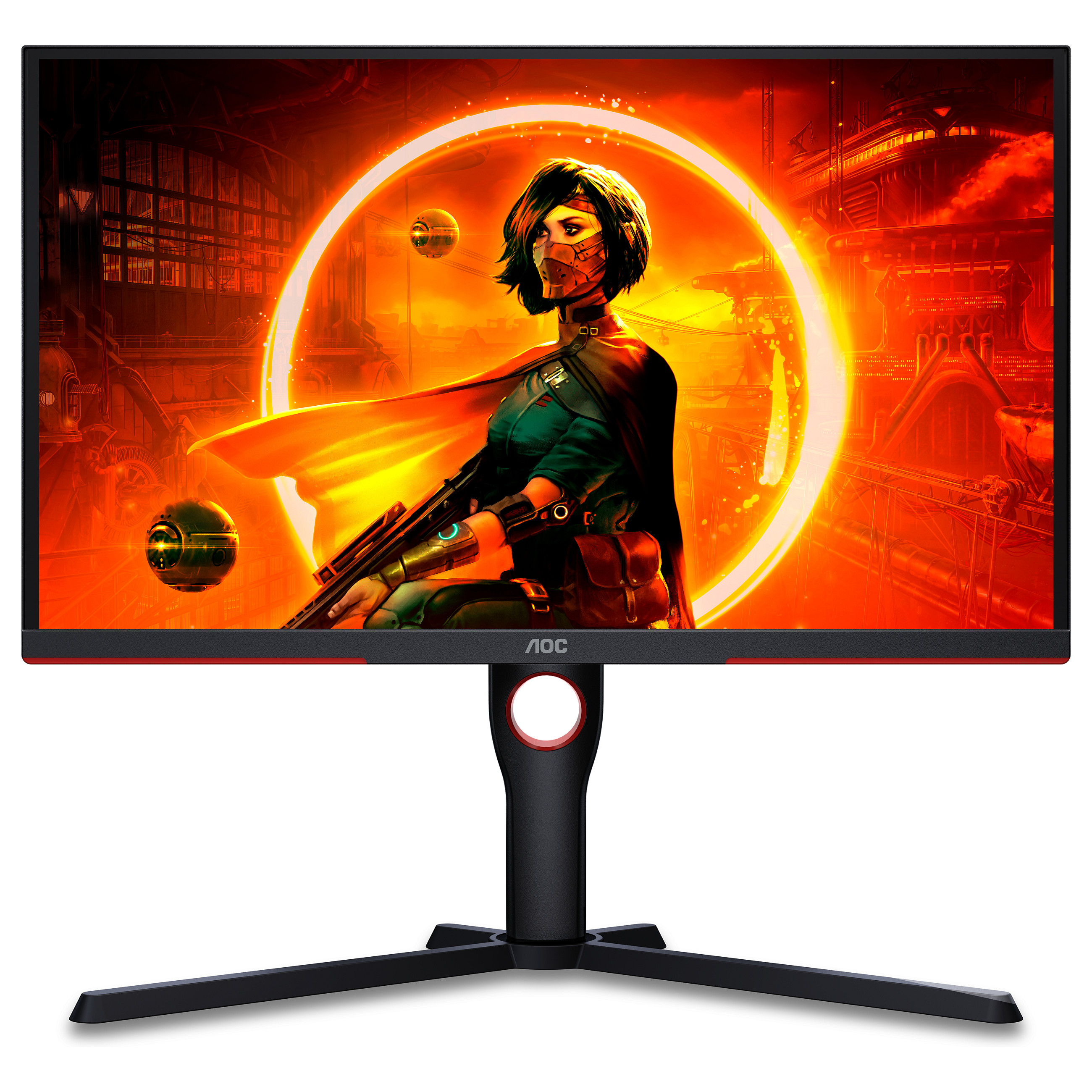 Monitor Gaming AOC G3 25G3ZM/BK / 25"/ Full HD WLED / 240Hz / 0,5ms / HDMI+DP - Zezë/Kuqe - 2