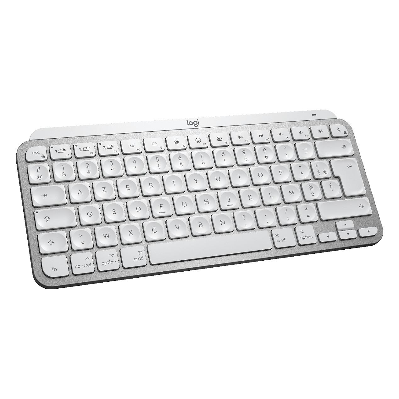 Tastierë pa kabllo Logitech MX Keys Mini for Mac / Bluetooth / AZERTY (FR) / Mini / Smart Illumination / 79 Taste / Scissor – Gri e çelët - 3