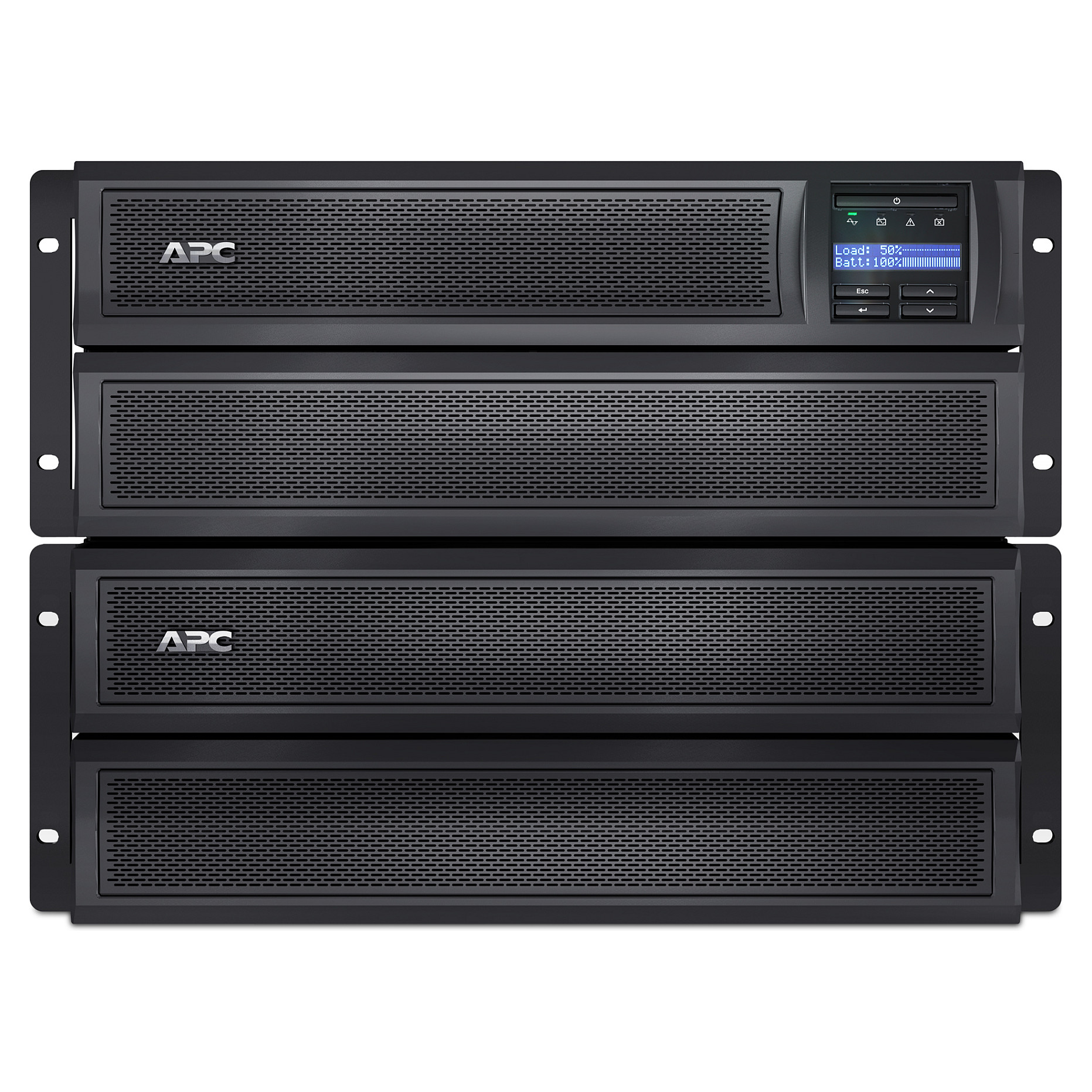 APC Smart-UPS X 2200VA / 1980W Rack/Tower 4U UPS – Line-Interactive, Pure Sine Wave, Network Card Included - 12