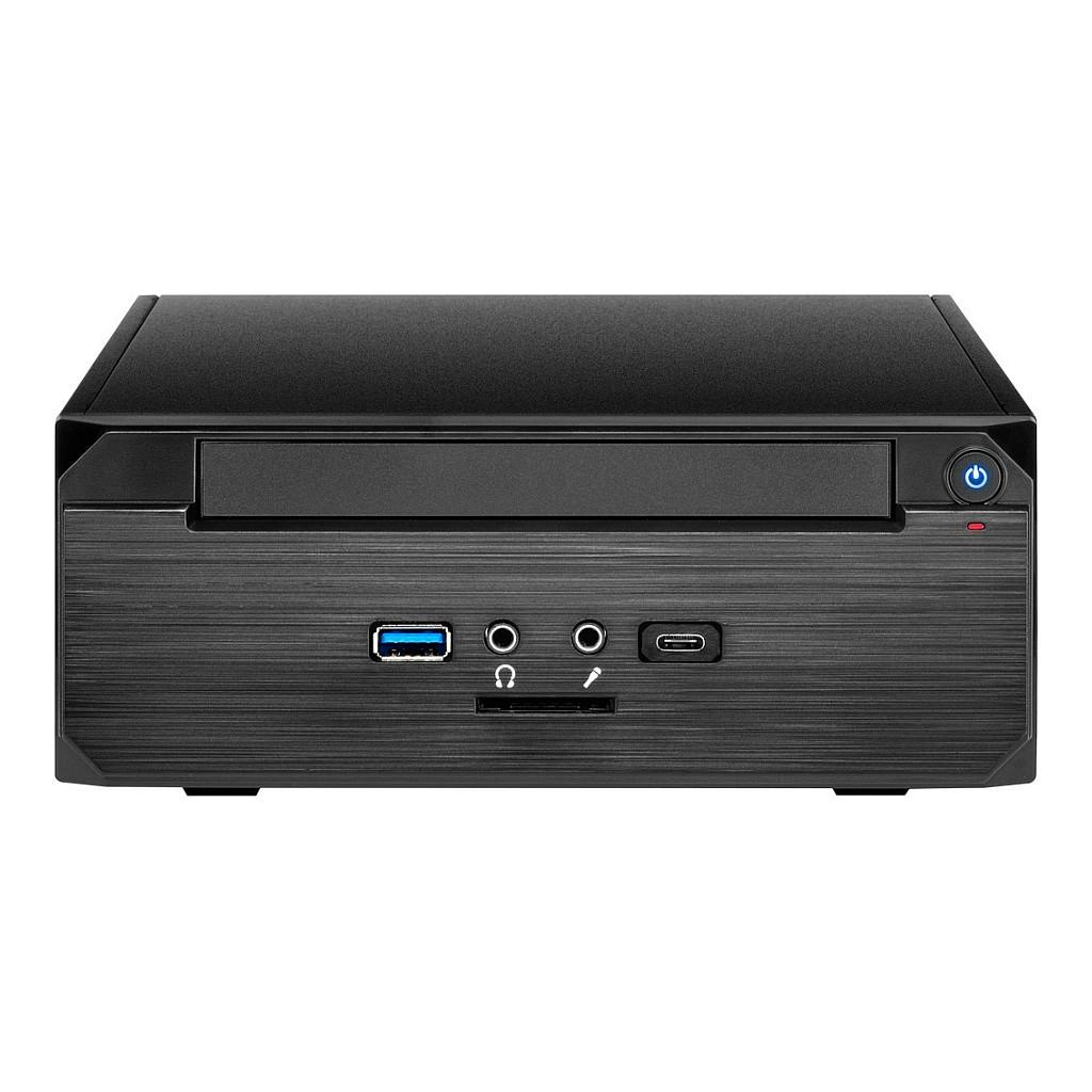 Kasë Inter-Tech MW-02 II, Mini-ITX, Mini-Tower, USB 3.0 Type-A, USB 3.0 Type-C, SDXC Card Reader - Zezë
