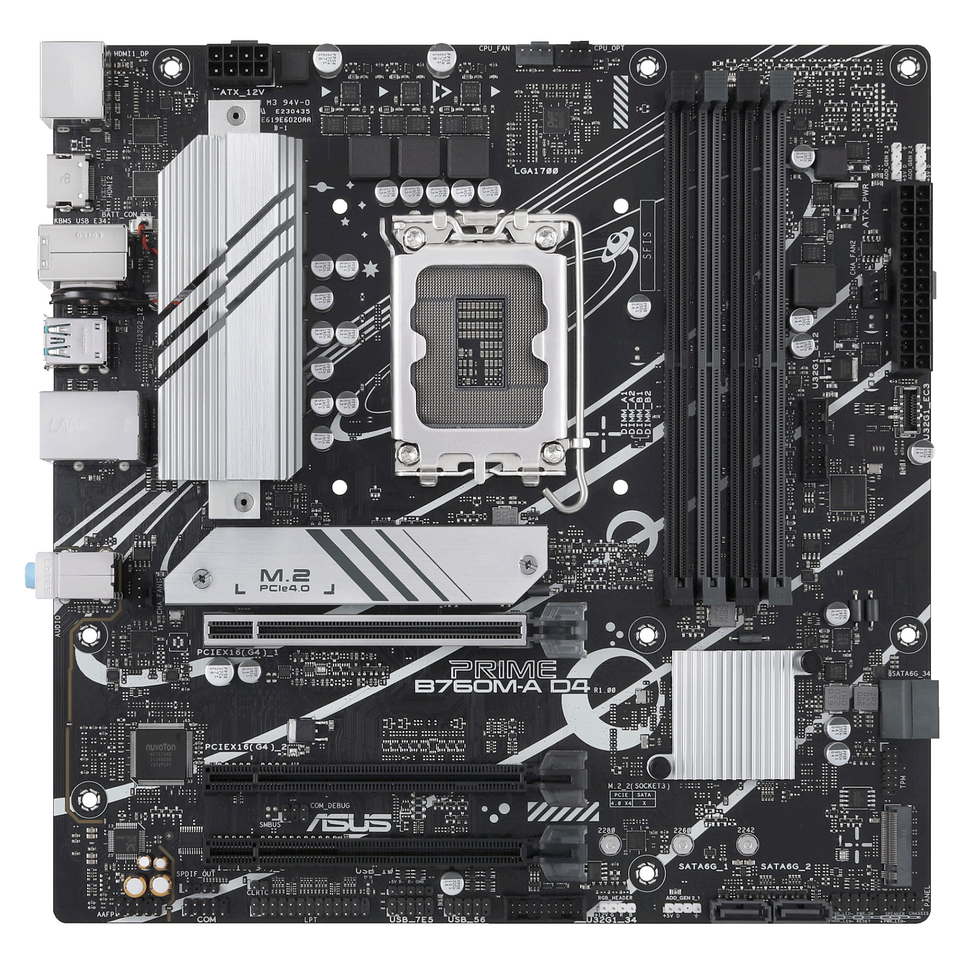 Pllakë amë Intel 1700 ASUS PRIME B760M-A-CSM DDR4 - 1