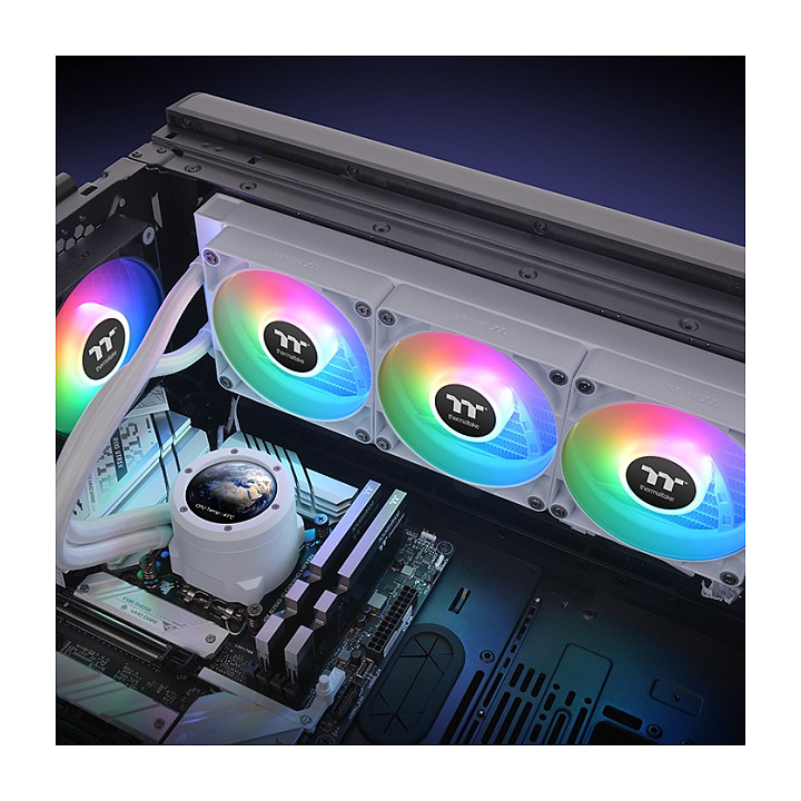 Ftohës për Procesor Liquid Cooler Thermaltake TH360 V2 Ultra ARGB Sync Snow Edition All‑In‑One - 6