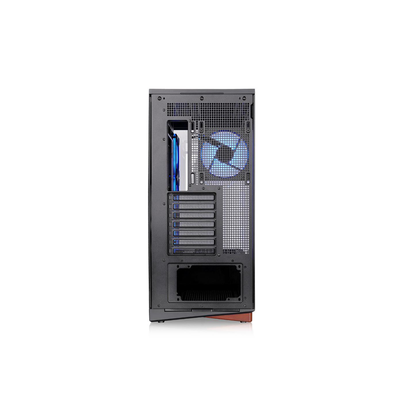 Kasë Thermaltake Stage 500 TG ARGB, Midi Tower, ATX, xham i temperuar i lakuar, 4x 120 mm ARGB - Zezë - 5