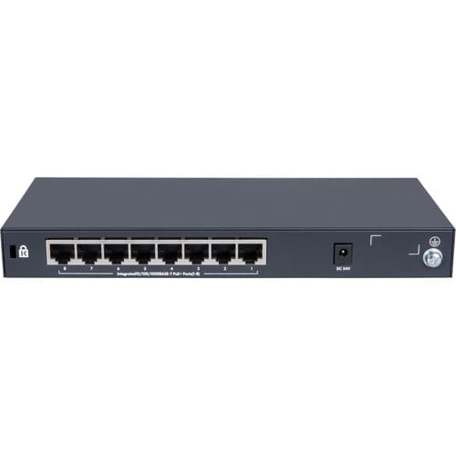 Switch HP Enterprise OfficeConnect 1420 / 8G / PoE+(64W) / 8-Port / Unmanaged / Gigabit Ethernet / Plug and Play / I zi