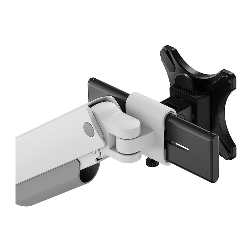 Mbajtëse për Monitor Neomounts / 2 Monitorë / 24"-34" / 11kg për Monitor / VESA 75x75-100x100 / Full Motion / Gas Spring / Tavolinë - Bardhë - 7
