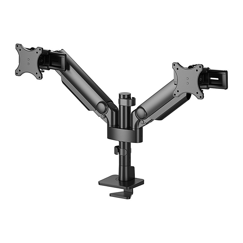 Mbajtëse për Monitor Neomounts / 2 Monitorë / 24"-34" / 11kg për Monitor / VESA 75x75-100x100 / Full Motion / Gas Spring / Tavolinë - Zezë - 3