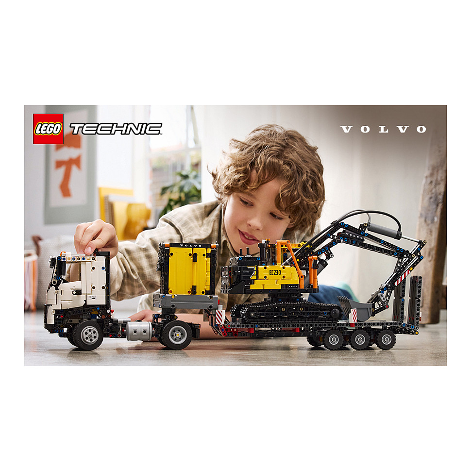 LEGO Technic Volvo FMX Truck with EC230 Electric Crawler Excavator 42175 - 24