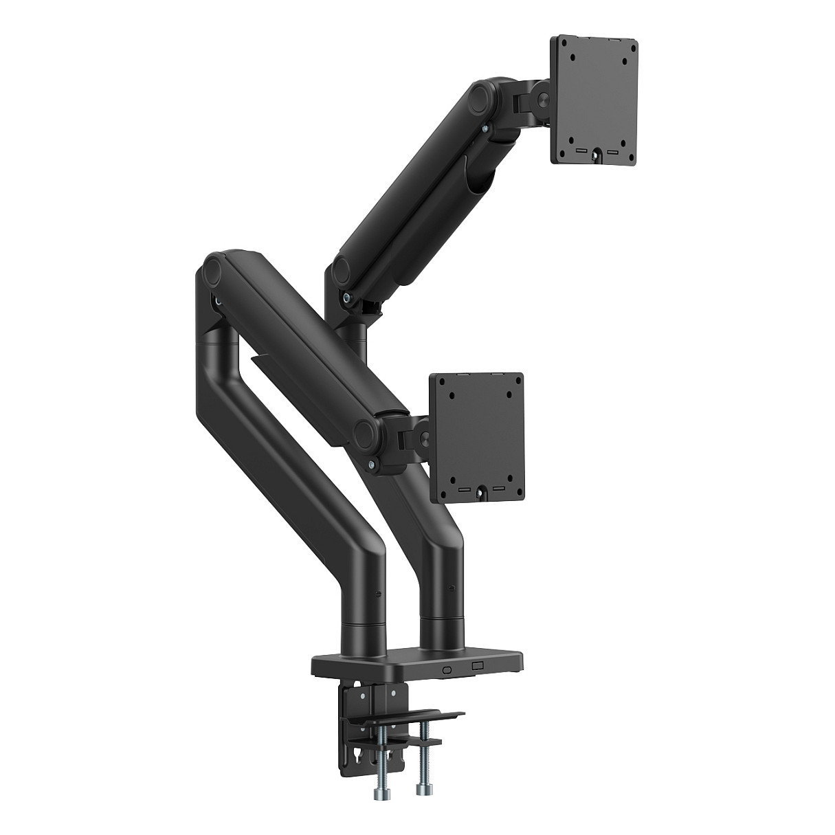 Mbajtëse për Monitor DIGITUS Dual / 2×45″ / 2×20 kg - Zezë - 1