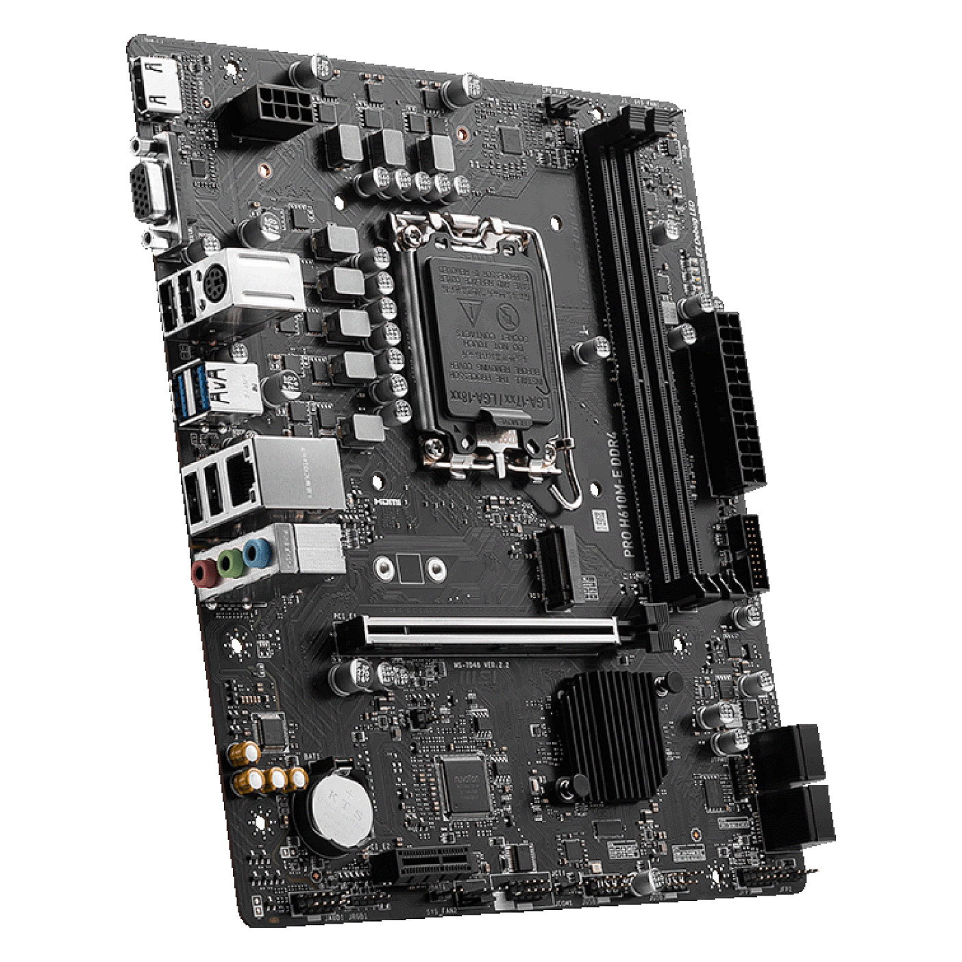 Pllakë Amë MB Intel MSI 1700 H610M-E PRO mATX D4 - 4