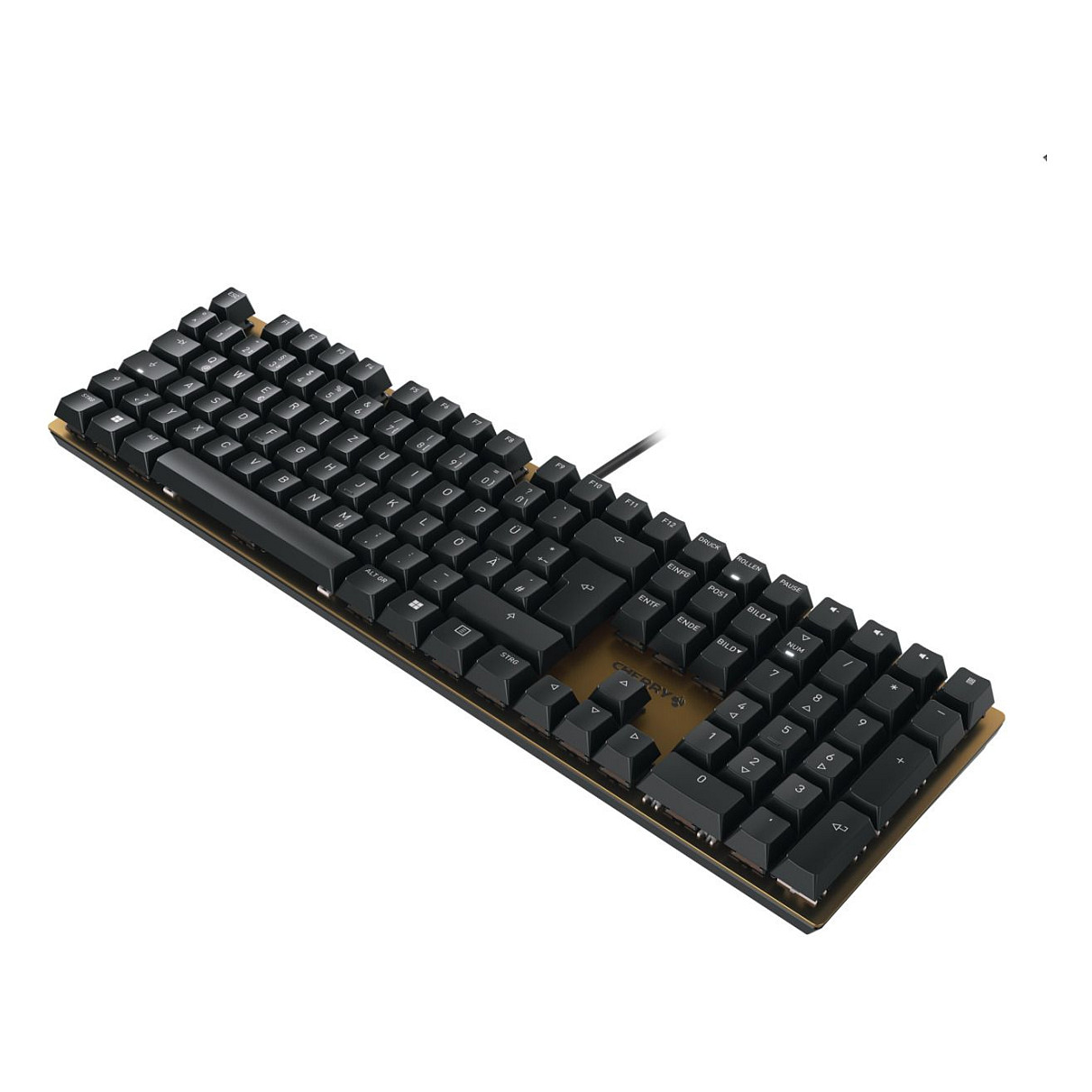 Tastierë me kabllo Cherry Keyboard KC 200 MX MX2A BROWN [DE] e zezë/bronz MX2A BROWN Switch - 2