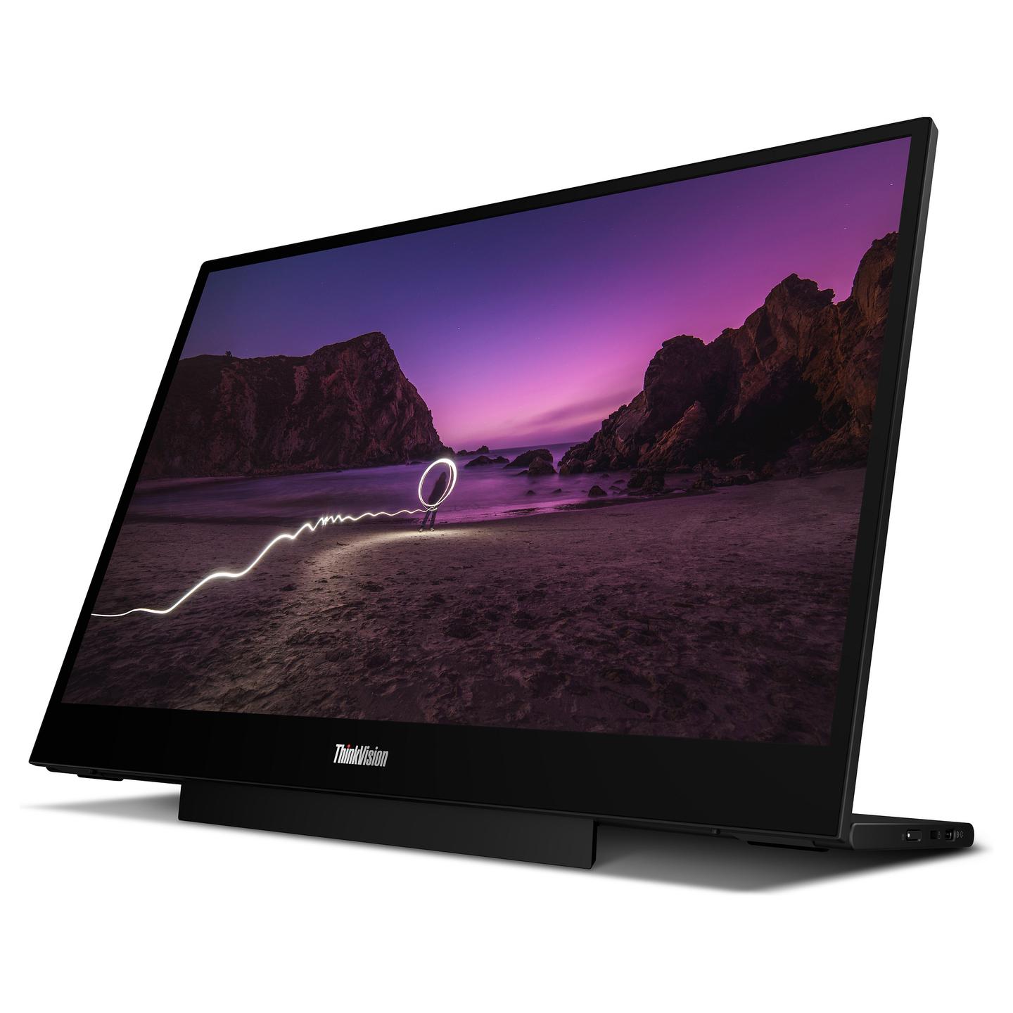 Monitor Portativ Lenovo ThinkVision M16 / 16" / WUXGA IPS / 60Hz / 8ms / USB-C - Zezë - 3