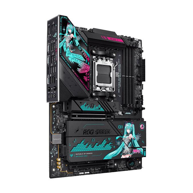 Motherboard ASUS ROG STRIX X870E-H Hatsune Miku Edition, AMD AM5, X870E, DDR5, ATX, PCIe 5.0, Wi-Fi - 2