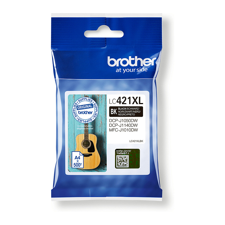 INK Brother LC-421XLBK / 500 faqe – Zezë - 1