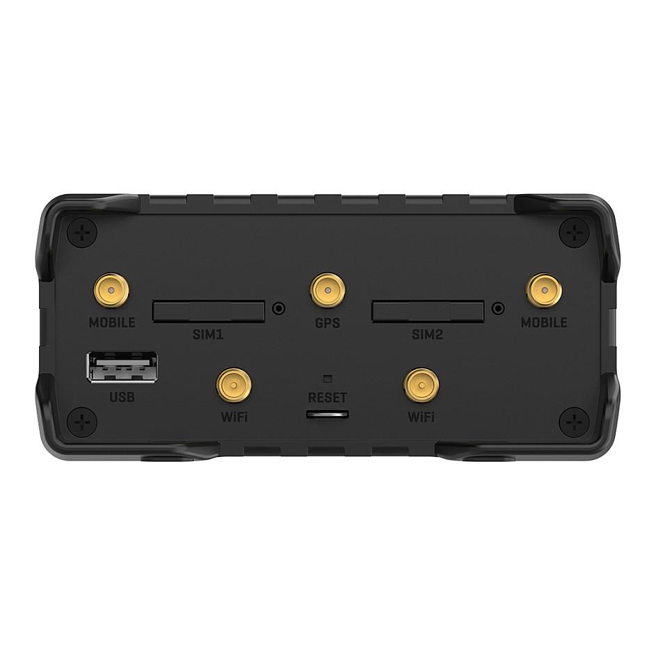 Ruter Industrial Teltonika RUT956, 4G LTE Cat 4, Wi-Fi 4, Dual SIM + eSIM, 1× WAN + 3× LAN 10/100Mbps, GNSS, RS232 + RS485 - Zezë - 5