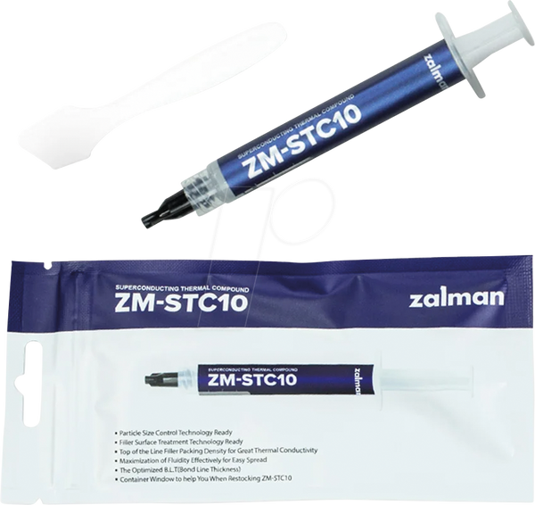 Pastë Termike Zalman ZM-STC10 / 2g / 11.5 W/m·K / Jo Përçuese - Gri - 3
