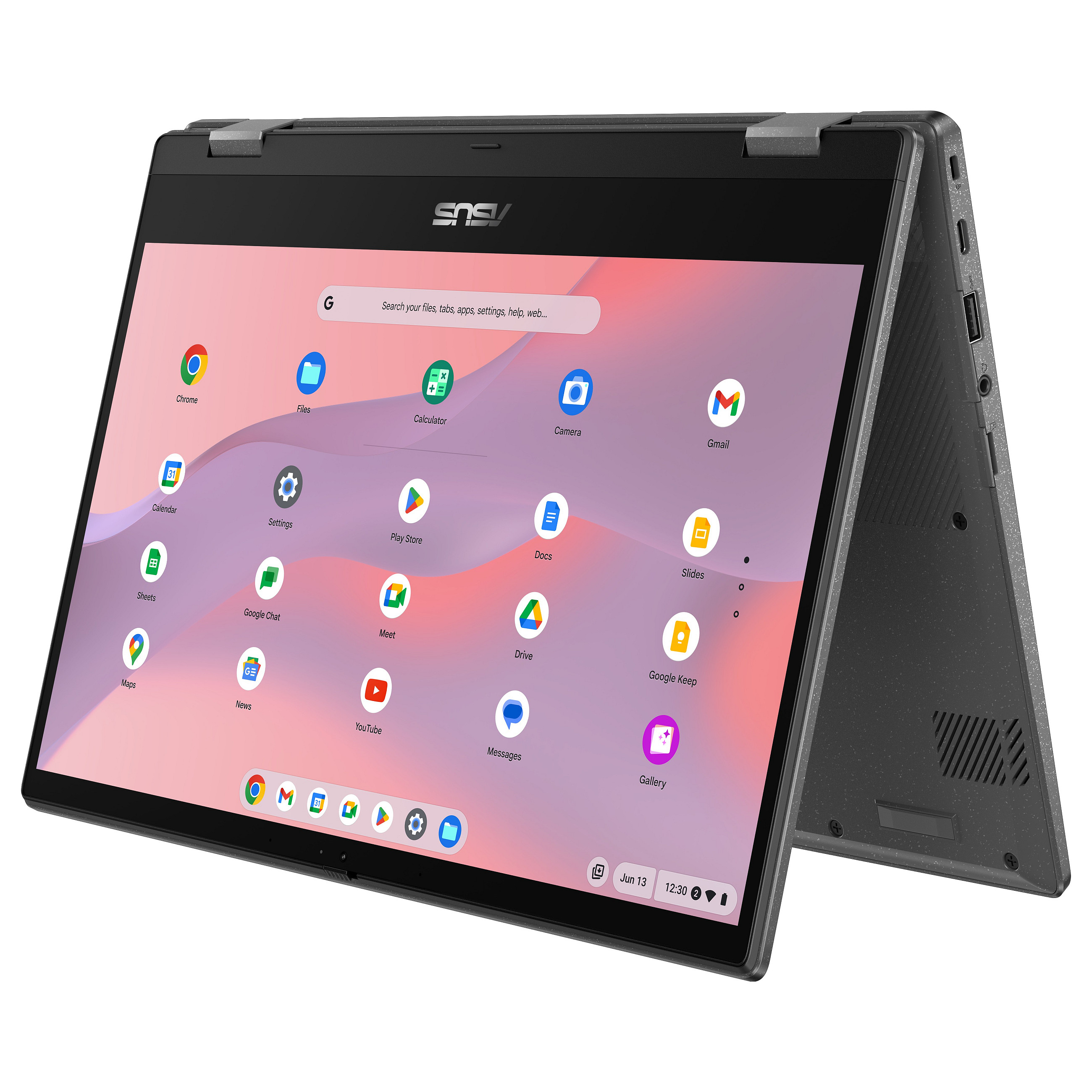 Laptop ASUS Chromebook CM14 Flip CM1402FM2A-EC0015 / MediaTek Kompanio 520 / 8GB LPDDR4x / 128GB / 14" FHD IPS Touch 60Hz / ARM Mali-G52 MC2 - Hiri - 4