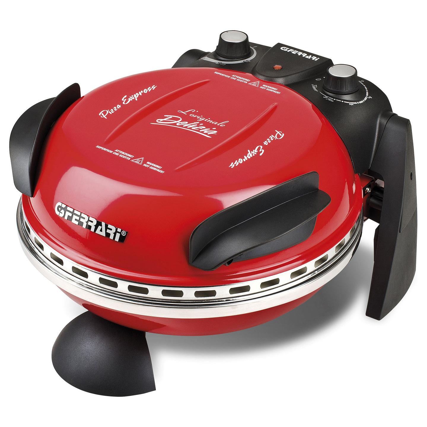 Furrë Pice G3 Ferrari Delizia, 1200W, 400°C, 31cm, Gur Refraktar, Timer - Kuqe - 3