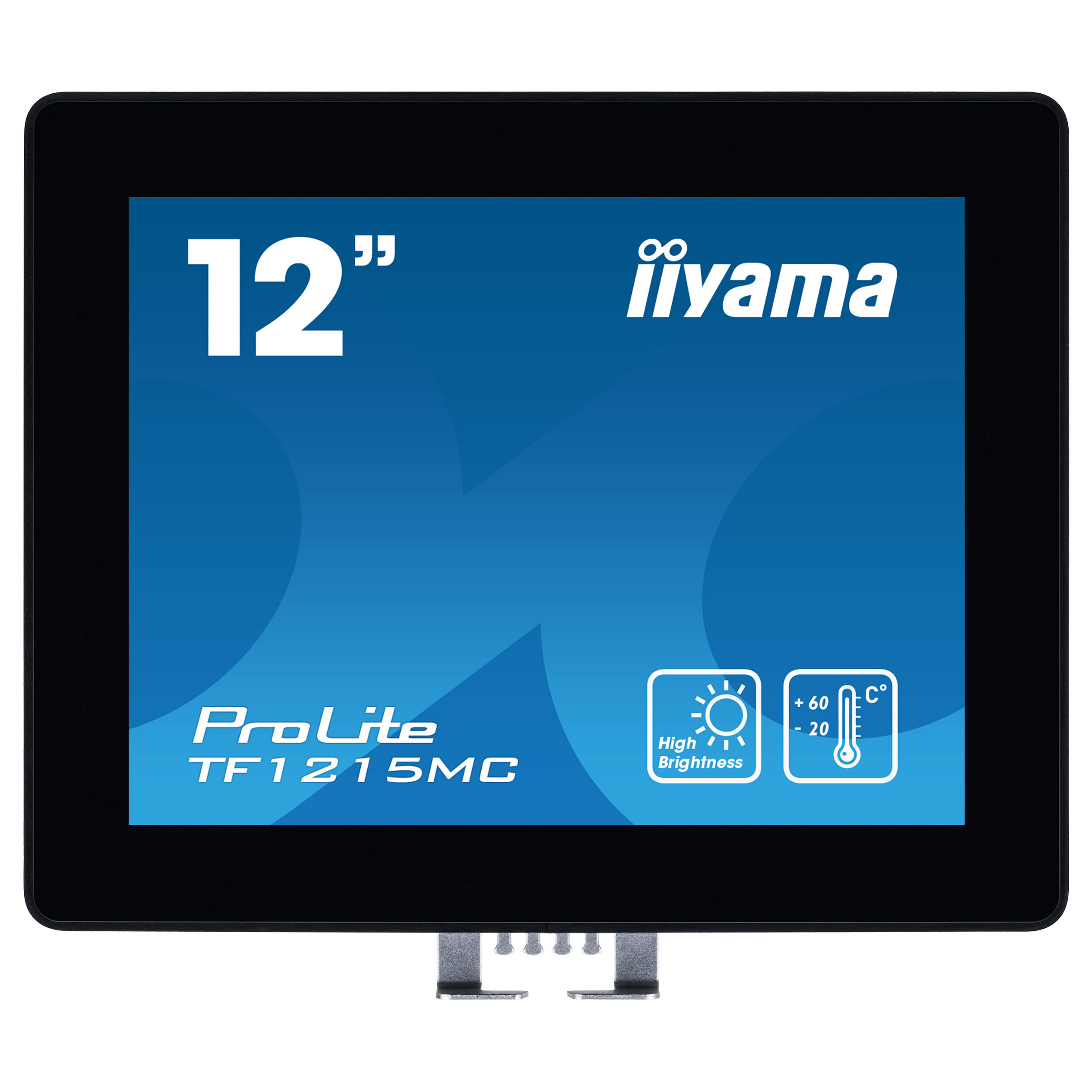 Monitor IIYAMA TF1215MC-B1 / 12.1″ / XGA IPS LCD Touch / 75Hz / 25ms / USB + HDMI + DP + VGA - Zezë - 2
