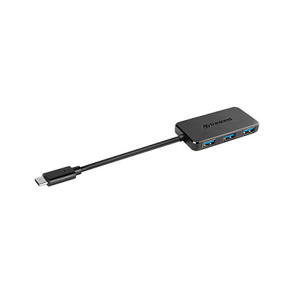 Kabllo USB Transcend HUB2C / USB Type-C / 4x USB Type-A / USB 3.2 Gen 1 - Zezë - 2