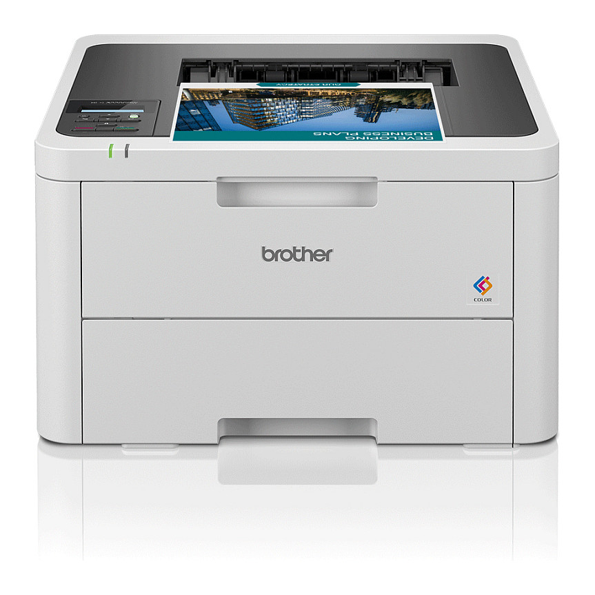 Printer Laser me Ngjyra Brother HL-L3220CW / Për Dokumente / 2400 DPI / 18 ppm / USB + Wi-Fi - Zezë/Bardhë