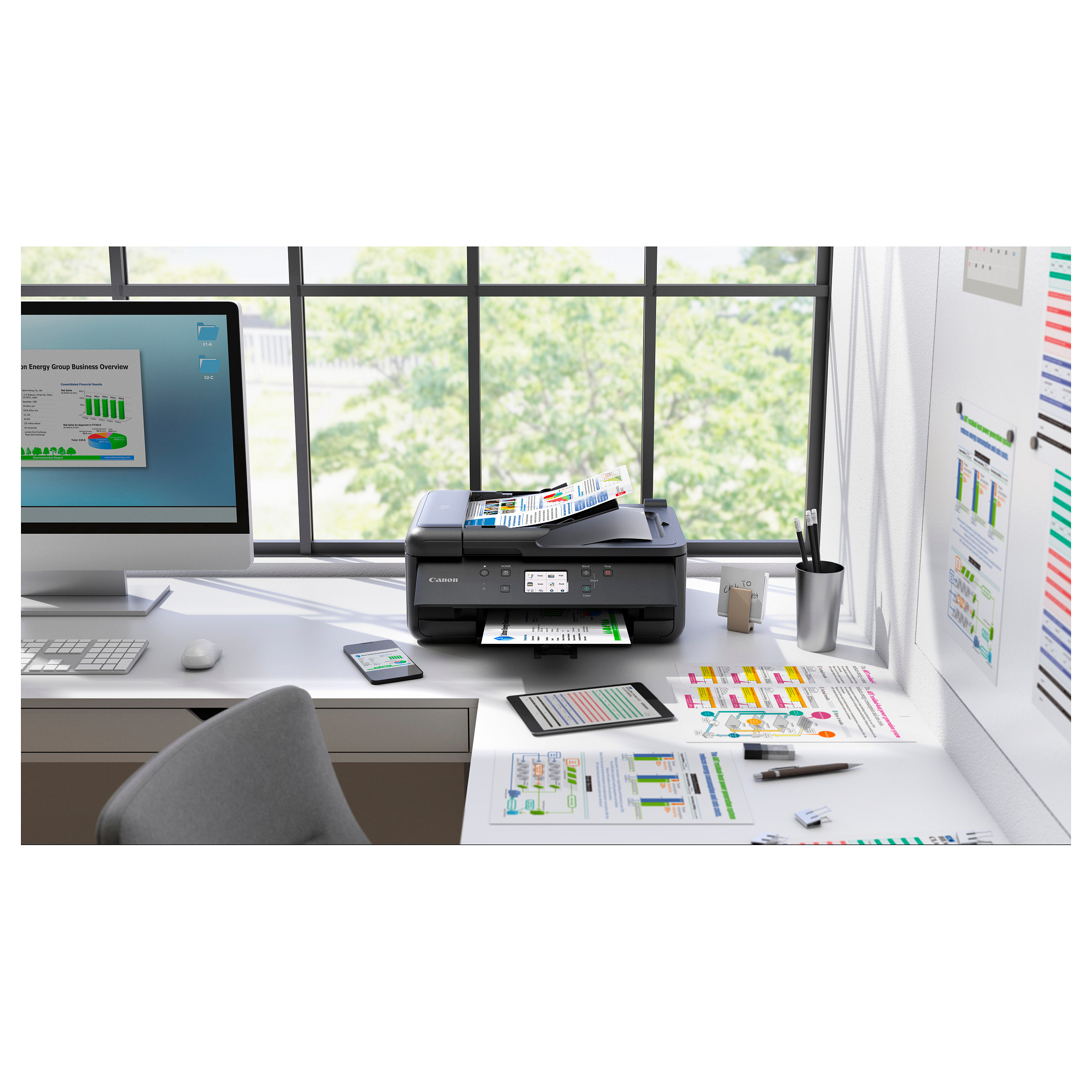 Printer Multifunksional T Canon PIXMA TR7650 WIFI 4in1 / 15ppm- Zezë - 25
