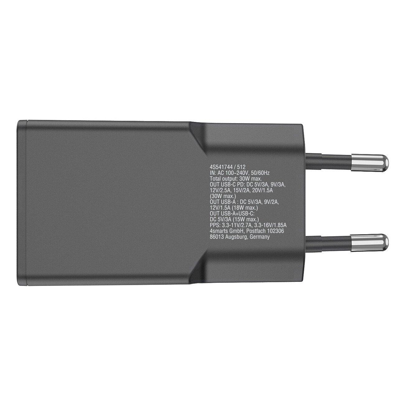 Adapter GaN / 30W / 1x USB-C PD 30W / 1x USB-A QC 3.0 18W / 2-Port / TÜV – Zezë - 5
