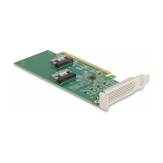 Kartë Zgjerimi PCI Express Delock 90077 / PCIe 4.0 x16 / 4x SFF-8639 / NVMe / 64Gbps - 4