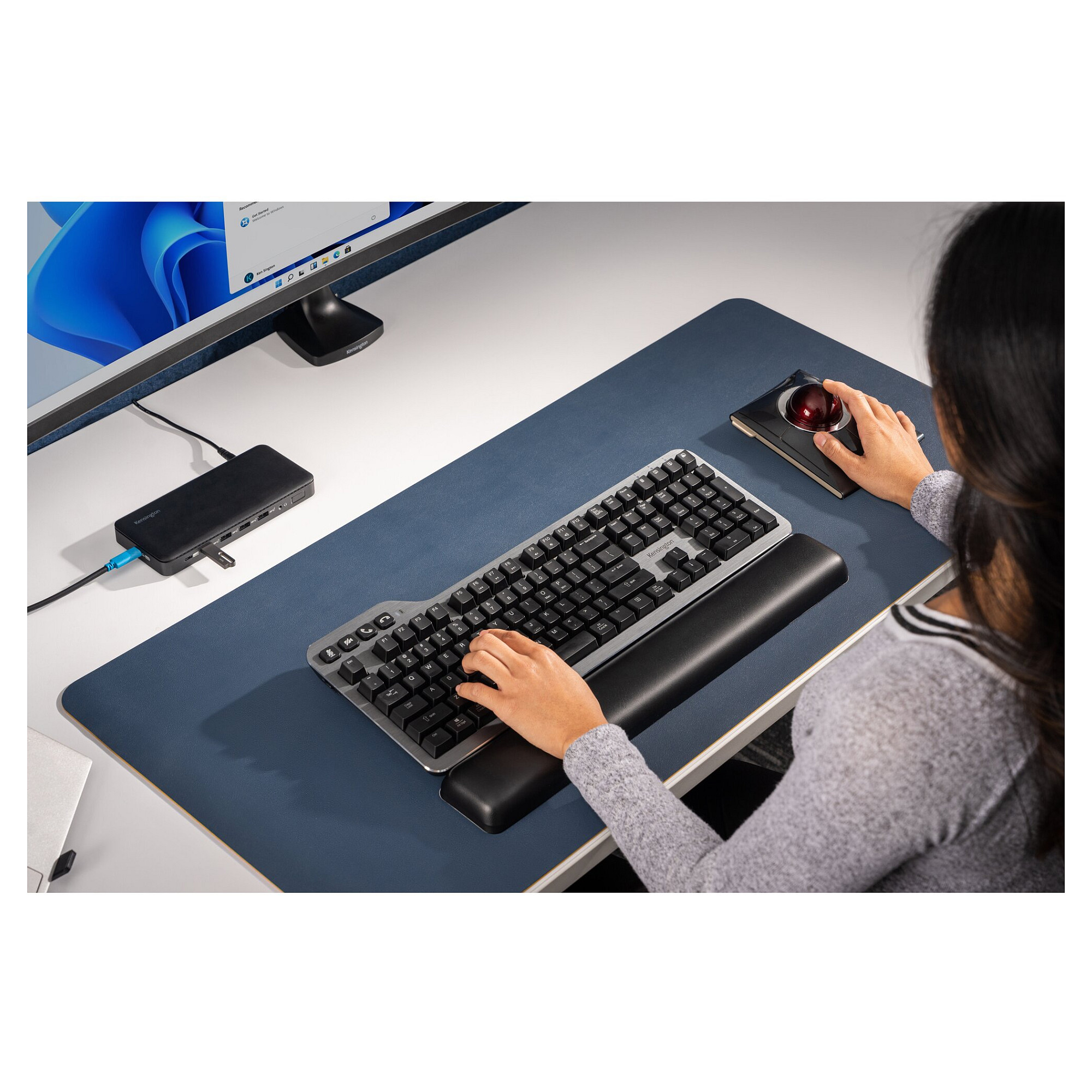 Maus pa Kabllo Kensington SlimBlade Pro Trackball - Zezë - 15