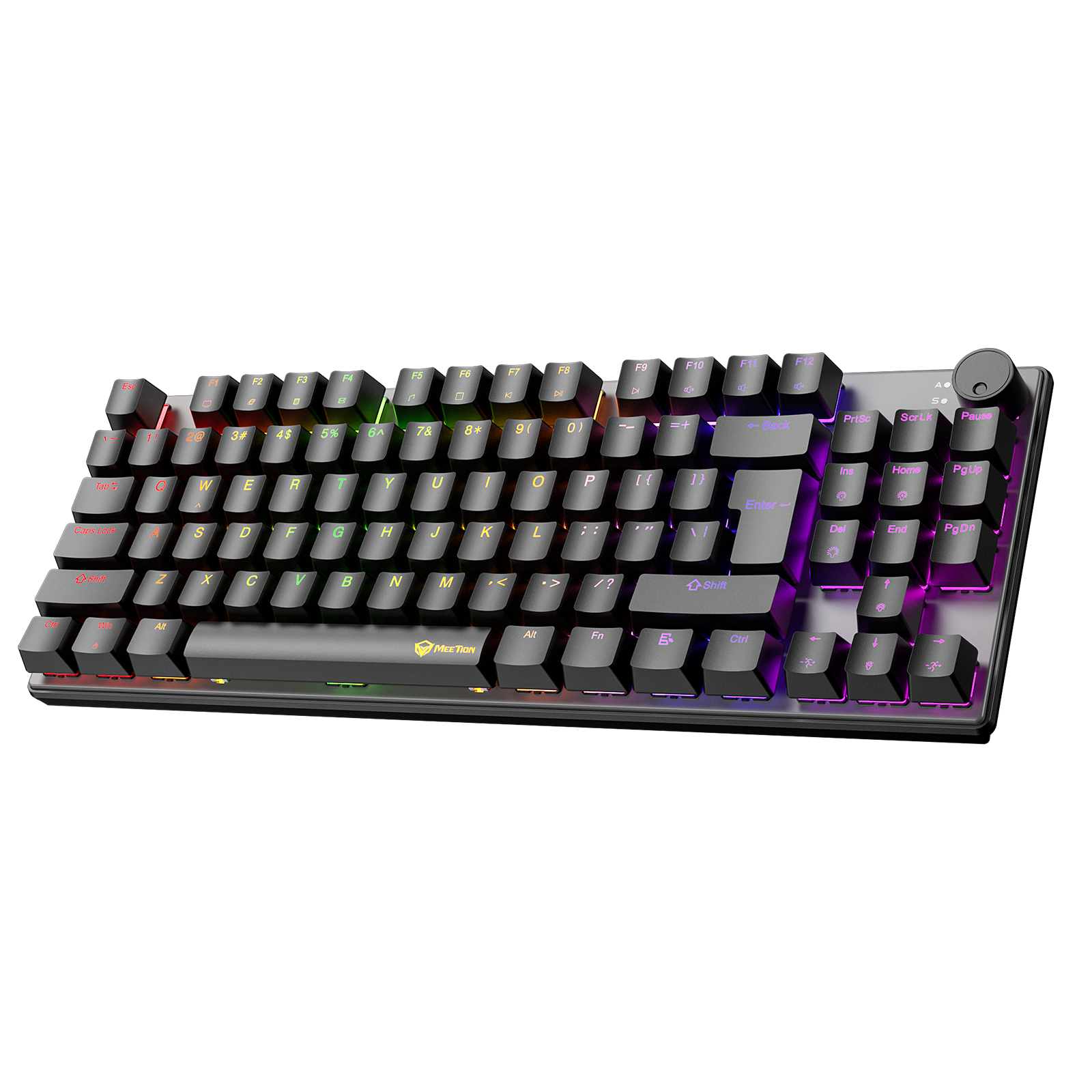 Tastierë Gaming Meetion MK008 Pro Wired / US Layout - Zezë