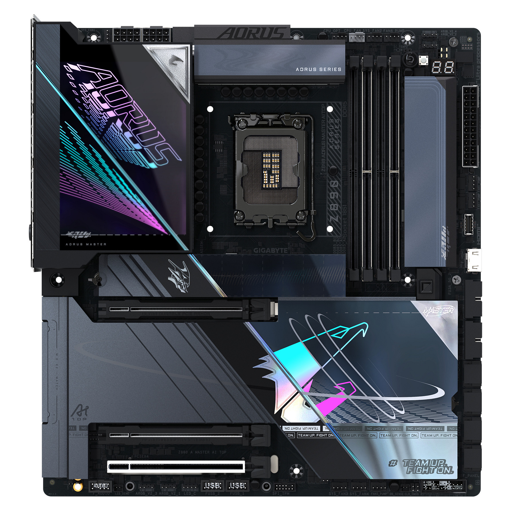 Pllakë Amë MB Intel Gigabyte Z890 A MASTER AI TOP / LGA 1851 / 256GB / DDR5 - 2