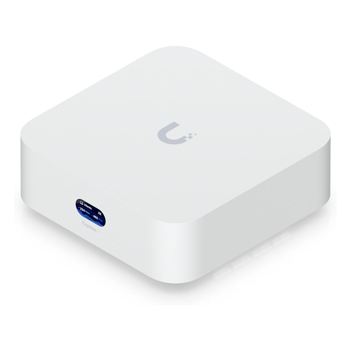 Gateway Ubiquiti UniFi Express 7 UX7, Wi-Fi 7 Tri-Band, 10GbE WAN, 2.5GbE LAN - Bardhë - 5