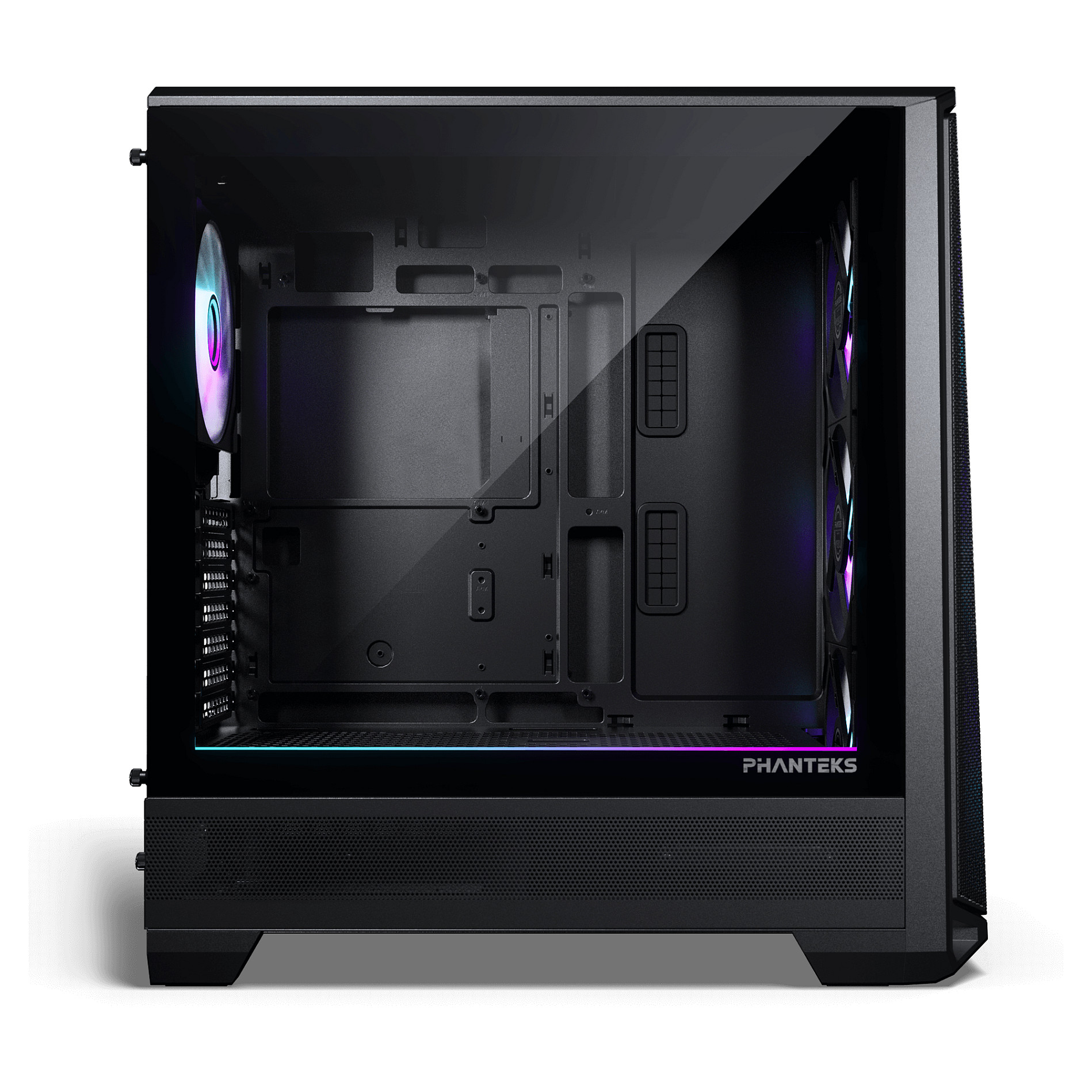 Kasë Phanteks Eclipse G400A / Midi Tower / E-ATX / 4x 140mm D-RGB Fan / Tempered Glass - Zezë - 1