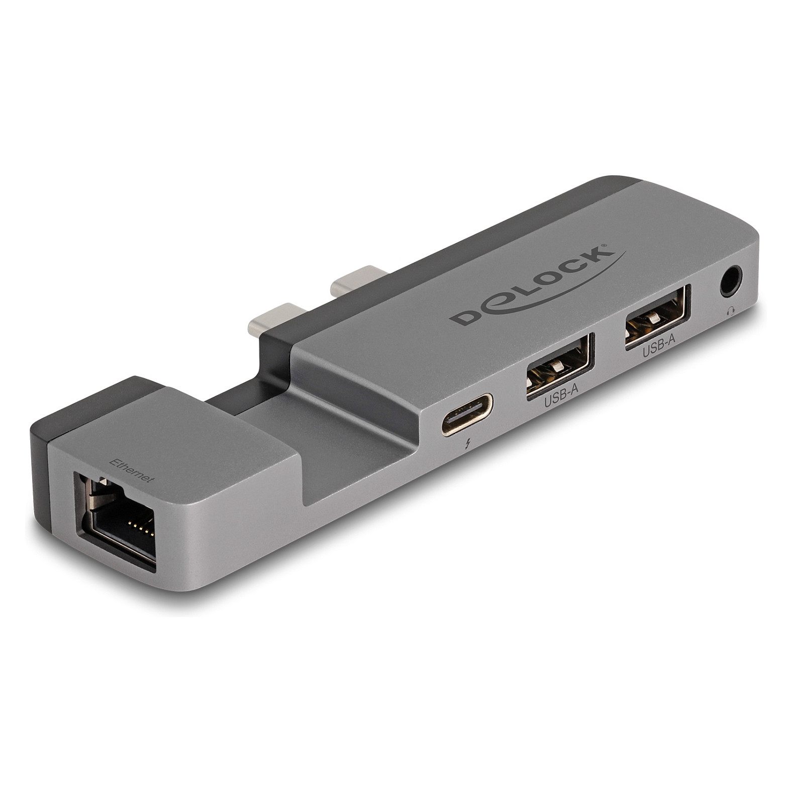 Docking Station për MacBook Pro + Air / Thunderbolt 4 / 5K Resolution / 100W PD / 2xUSB-A / LAN / Audio - Gri / Zezë - 1